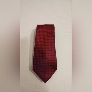 Lands end men's red square tie